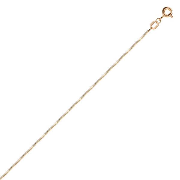 Цепь из красного золота, плетение «Гурмета»